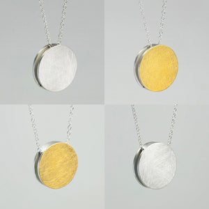 3456∞ / Double Faced Circle Necklace - beeshaus