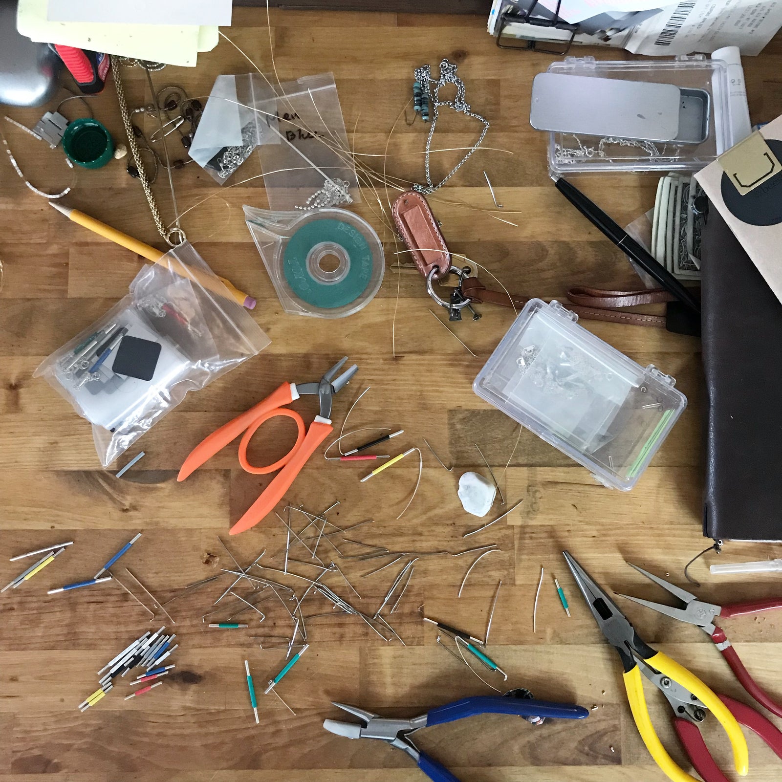 Messy bench