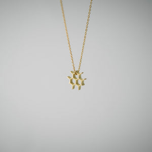 14K Gold Hive Necklace - beeshaus