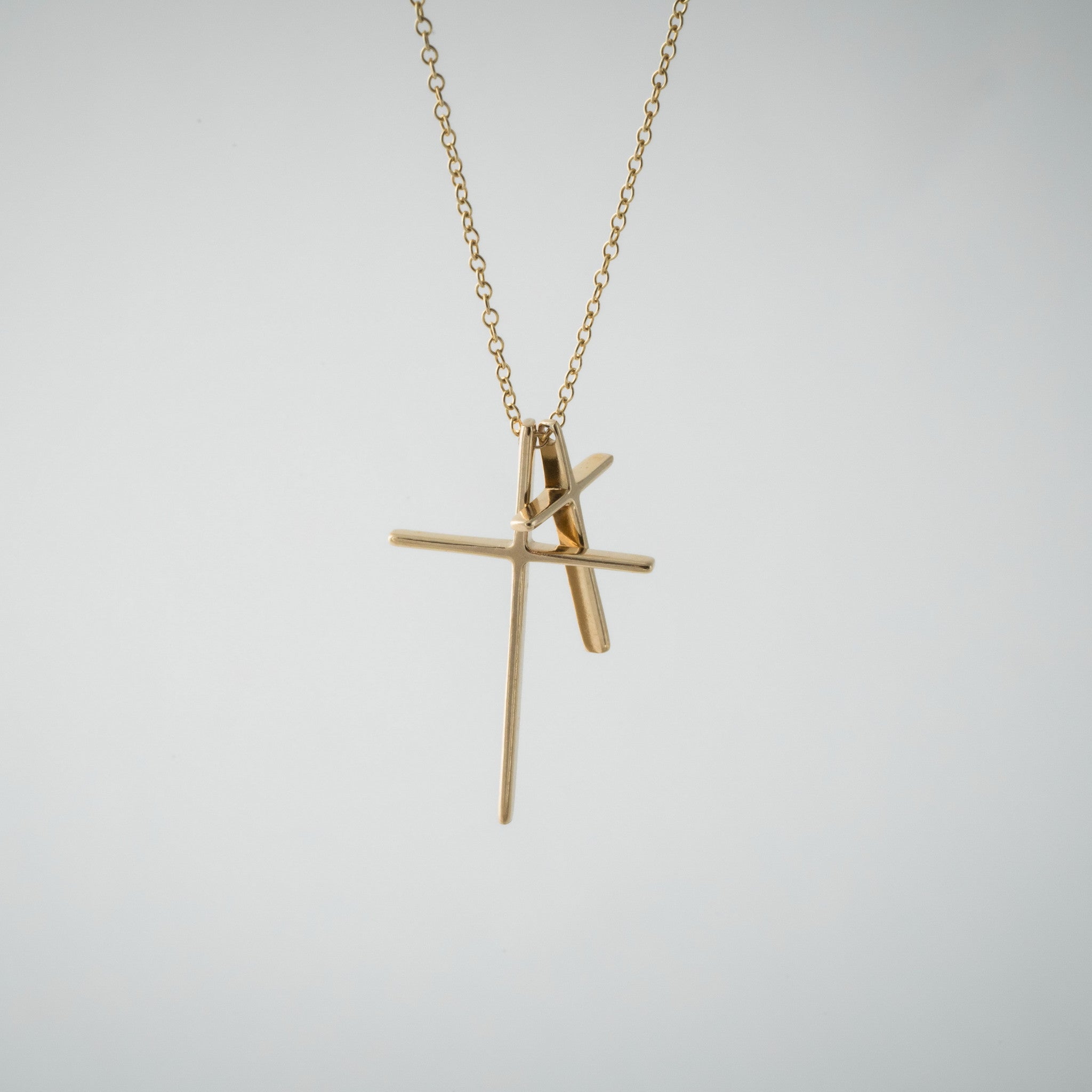 The Double Crown Cross Necklace – Jay Nicole Designs