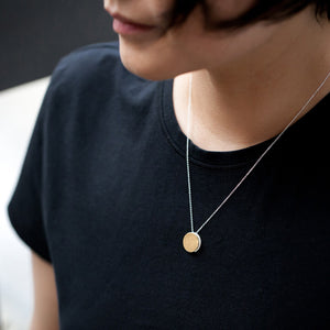 3456∞ / Double Faced Circle Necklace - beeshaus