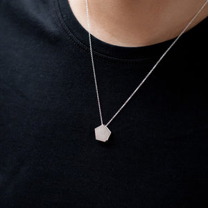 3456∞ / Double Faced Pentagon Necklace - beeshaus