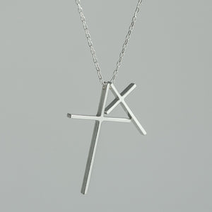 Cross Double Necklace - beeshaus